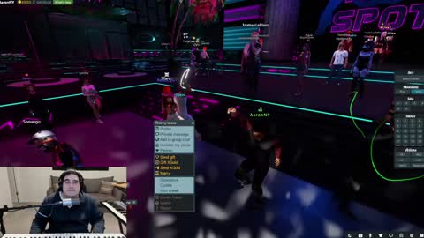 Snapshot of aaroleplayer chatting on 21, 12, 2024 Aaron online show from 21, 12, 2024