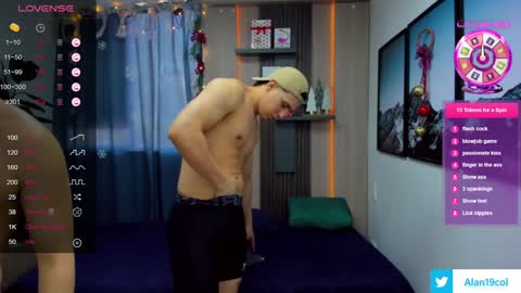 Snapshot of alan_nd_kevin chatting on 31, 12, 2024 Alan  Kevin can we reach 100 thumbs up please guys  online show from 31, 12, 2024