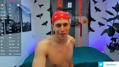 Snapshot of alan_nd_kevin chatting on 28, 10, 2025 Alan  Kevin can we reach 100 thumbs up please guys  online show from 28, 10, 2025