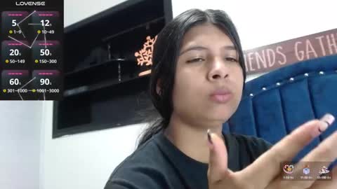 Andreina  online show from 20, 1, 2025