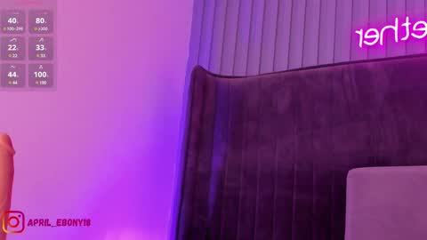 Snapshot of april_ebony18_ chatting on 18, 2, 2025 April online show from 18, 2, 2025