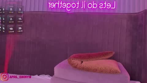 Snapshot of april_ebony18_ chatting on 6, 3, 2025 April online show from 6, 3, 2025