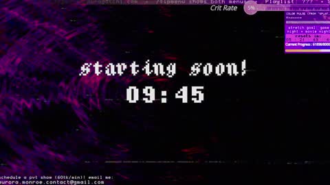 Snapshot of auragotchi chatting on 26, 1, 2025 Aurora Aura online show from 26, 1, 2025