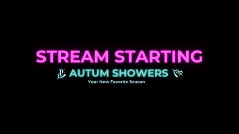 Autum Showers online show from 1, 7, 2026