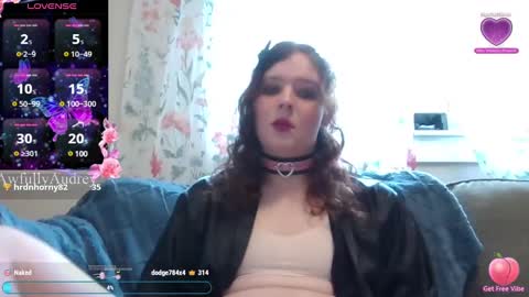 Snapshot of awfullyaudrey chatting on 24, 2, 2025 AudreySins online show from 24, 2, 2025