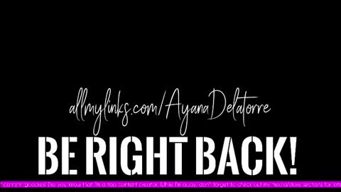 Ayana Delatorre online show from 11, 9, 2025