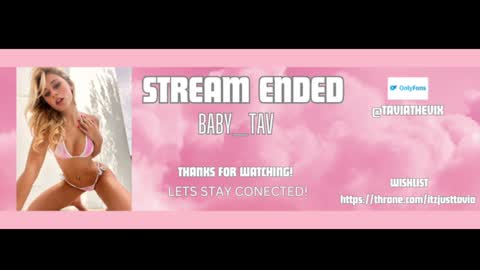 Snapshot of baby_tav chatting on 28, 1, 2025 Baby Tavia online show from 28, 1, 2025