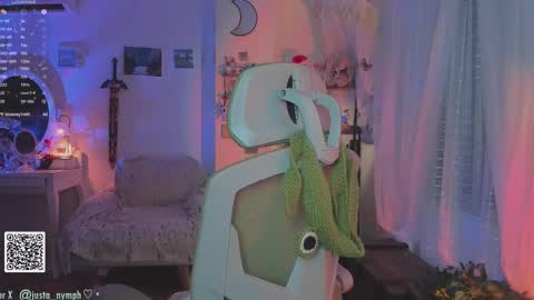 Snapshot of blushing_nymph chatting on 19, 9, 2025 Im Nym Justa nymph on twitter and IG online show from 19, 9, 2025
