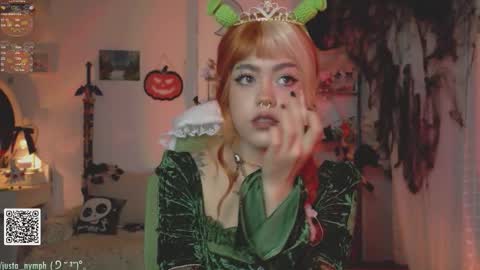 Snapshot of blushing_nymph chatting on 18, 10, 2025 Im Nym Justa nymph on twitter and IG online show from 18, 10, 2025