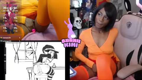 Snapshot of bunniikimi chatting on 5, 10, 2025 Bunnii Kimi online show from 5, 10, 2025