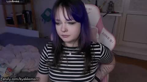 Snapshot of byakkomoriko chatting on 1, 2, 2025 morri online show from 1, 2, 2025