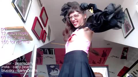 Snapshot of carlypearls chatting on 24, 1, 2025 Carly Pearls online show from 24, 1, 2025