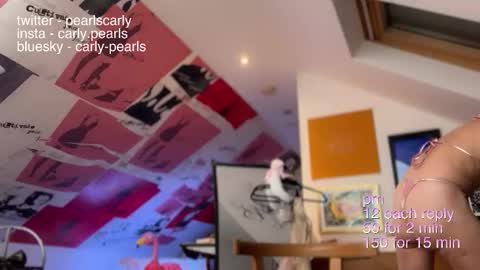 Snapshot of carlypearls chatting on 15, 9, 2025 Carly Pearls online show from 15, 9, 2025