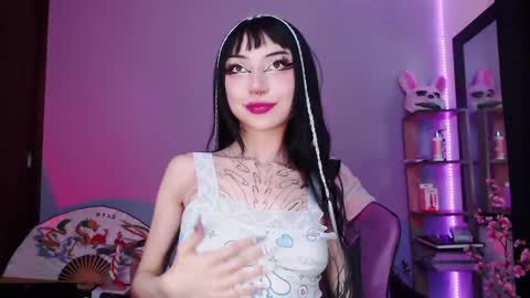 Snapshot of cati_petite chatting on 26, 1, 2025 Cati help me reach my goal of 100 thumbs up again 3 online show from 26, 1, 2025