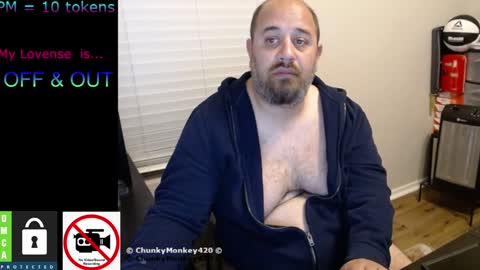 Snapshot of chunkymonkey420 chatting on 4, 2, 2025 Spencer Smokey Bear online show from 4, 2, 2025