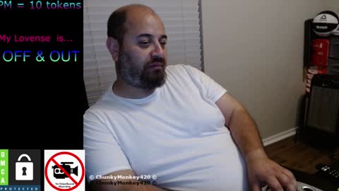 Snapshot of chunkymonkey420 chatting on 8, 2, 2025 Spencer Smokey Bear online show from 8, 2, 2025