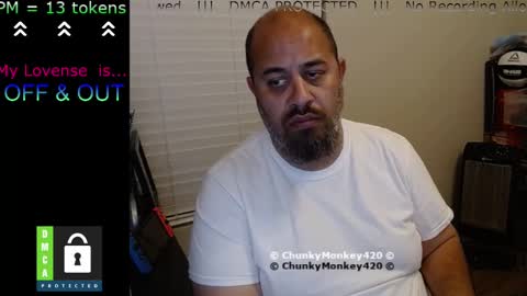 Snapshot of chunkymonkey420 chatting on 27, 2, 2025 Spencer Smokey Bear online show from 27, 2, 2025