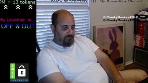 Snapshot of chunkymonkey420 chatting on 7, 3, 2025 Spencer Smokey Bear online show from 7, 3, 2025