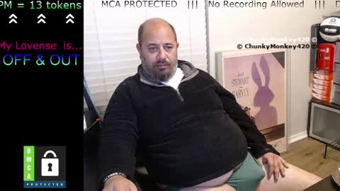 Snapshot of chunkymonkey420 chatting on 8, 3, 2025 Spencer Smokey Bear online show from 8, 3, 2025