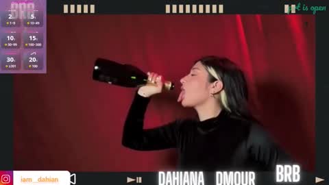 Dahiana  online show from 16, 1, 2026