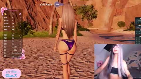 Snapshot of elissayum chatting on 8, 9, 2025 Petite Yumi online show from 8, 9, 2025