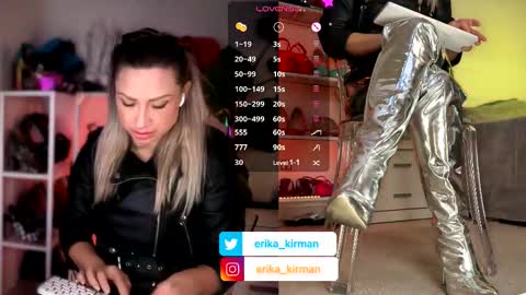 Snapshot of erika_kirman chatting on 3, 2, 2026 Erika online show from 3, 2, 2026