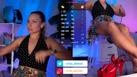 Snapshot of erika_kirman chatting on 26, 6, 2026 Erika online show from 26, 6, 2026