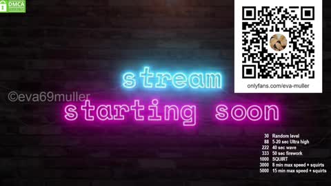 Snapshot of eva69muller chatting on 17, 12, 2024 Eva next show 8pm CEST AMST online show from 17, 12, 2024