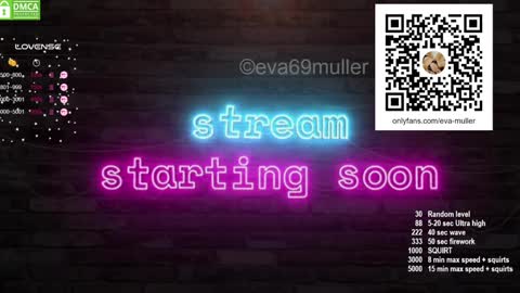 Snapshot of eva69muller chatting on 19, 12, 2024 Eva next show 8pm CEST AMST online show from 19, 12, 2024