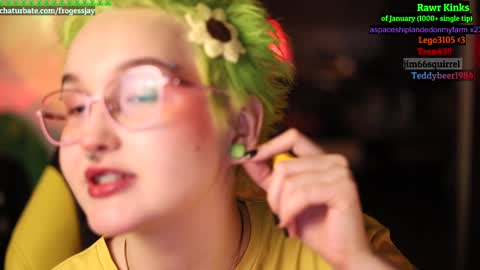 Snapshot of frogessjay chatting on 26, 1, 2025 Jaywise Frogfoot online show from 26, 1, 2025