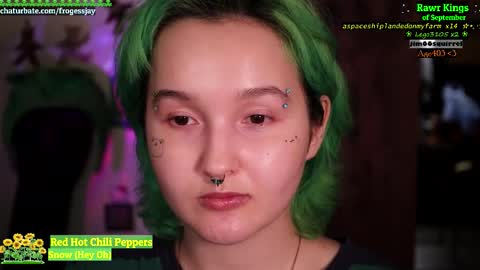 Snapshot of frogessjay chatting on 22, 9, 2025 Jaywise Frogfoot online show from 22, 9, 2025