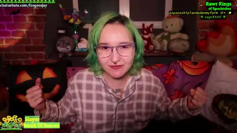 Snapshot of frogessjay chatting on 2, 10, 2025 Jaywise Frogfoot online show from 2, 10, 2025