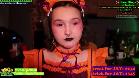 Snapshot of frogessjay chatting on 30, 10, 2025 Jaywise Frogfoot online show from 30, 10, 2025