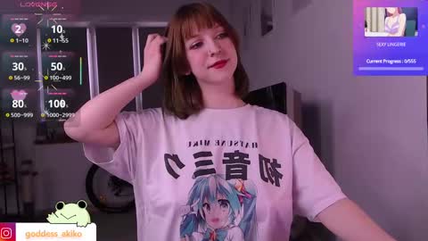 Snapshot of goddessakiko chatting on 9, 3, 2025 Akiko online show from 9, 3, 2025