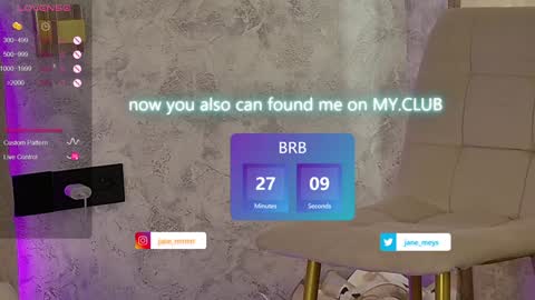 Snapshot of jane_meys chatting on 27, 1, 2025 your kitty JANE roawww online show from 27, 1, 2025