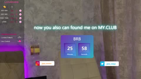 Snapshot of jane_meys chatting on 1, 2, 2025 your kitty JANE roawww online show from 1, 2, 2025