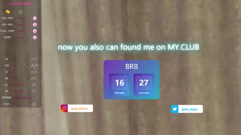 Snapshot of jane_meys chatting on 27, 2, 2025 your kitty JANE roawww online show from 27, 2, 2025