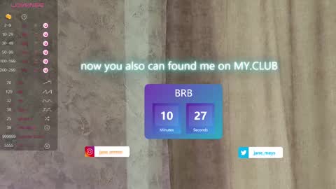 Snapshot of jane_meys chatting on 10, 3, 2025 your kitty JANE roawww online show from 10, 3, 2025