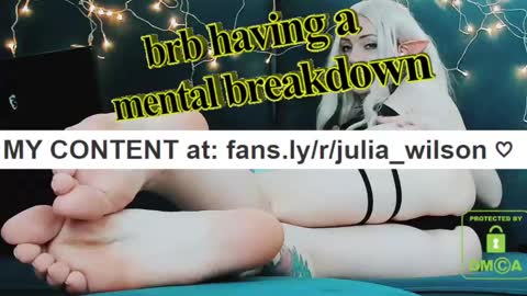 Snapshot of julia_wilson chatting on 5, 1, 2025 ALL MY CONTENT at    online show from 5, 1, 2025