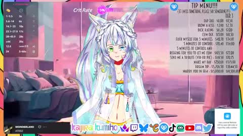 Snapshot of kajira_kumiho chatting on 22, 2, 2025 kaji 3 online show from 22, 2, 2025