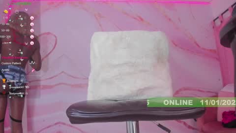 Snapshot of karlaebony_ts chatting on 11, 1, 2025 KARLA online show from 11, 1, 2025