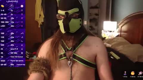 kinkywolf87 online show from 22, 12, 2025