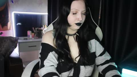 Snapshot of kitty_goth chatting on 19, 6, 2026 Hey Im Ellie if you like me and like my show give me a thumbs up hehe online show from 19, 6, 2026
