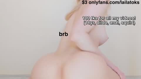 Snapshot of lailatoks chatting on 24, 12, 2024 lailatoks - TIP 100 tks  get all my videos 22 VIDEOS SQUIRT PUSSY DILDO online show from 24, 12, 2024