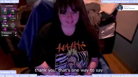 LavenderMei online show from 11, 2, 2026