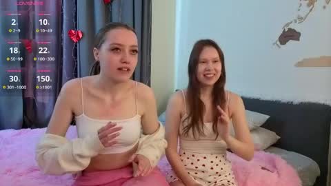 Hello our names are Kate and Alice this is our first day here. online show from 25, 5, 2026