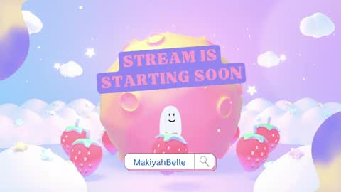 MakiyahBelle online show from 22, 4, 2026