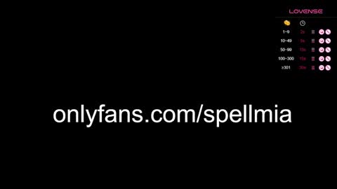 Mia  instagram miasspell online show from 20, 1, 2025