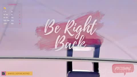 Sofia Castro online show from 25, 1, 2025