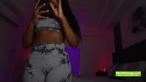 Snapshot of missksavage chatting on 22, 12, 2024 Miss K online show from 22, 12, 2024